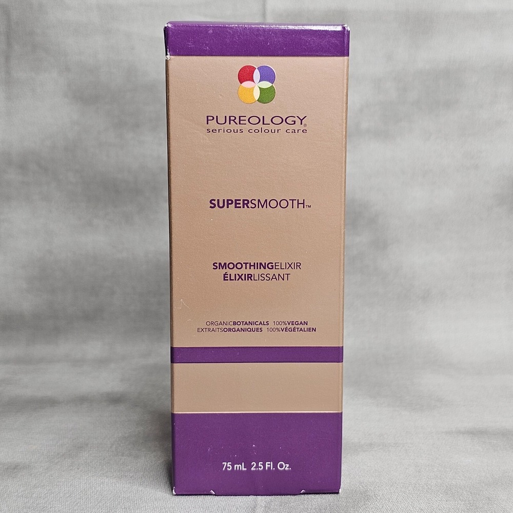 PUREOLOGY‎ Color Care Super Smooth Smoothing Elixir  2.5 oz NEW with BOX